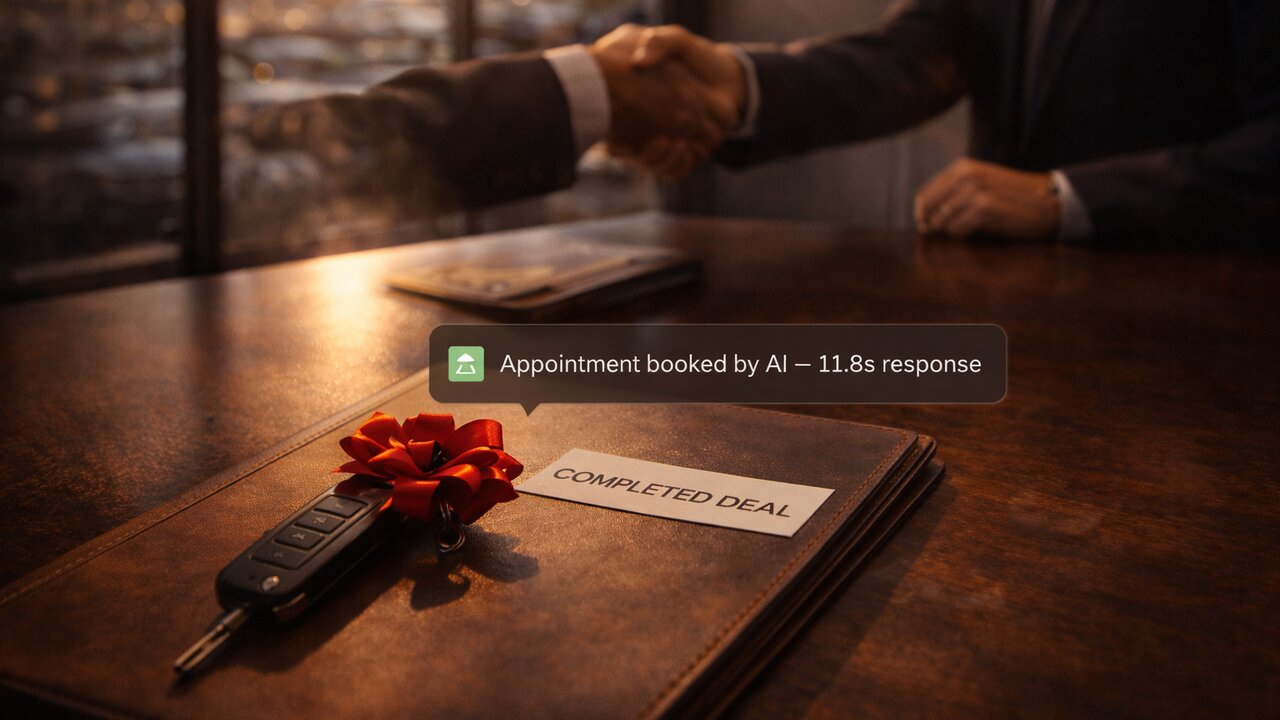 AI lead response ROI calculation showing extra deals per week